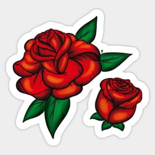 Red Roses Sticker